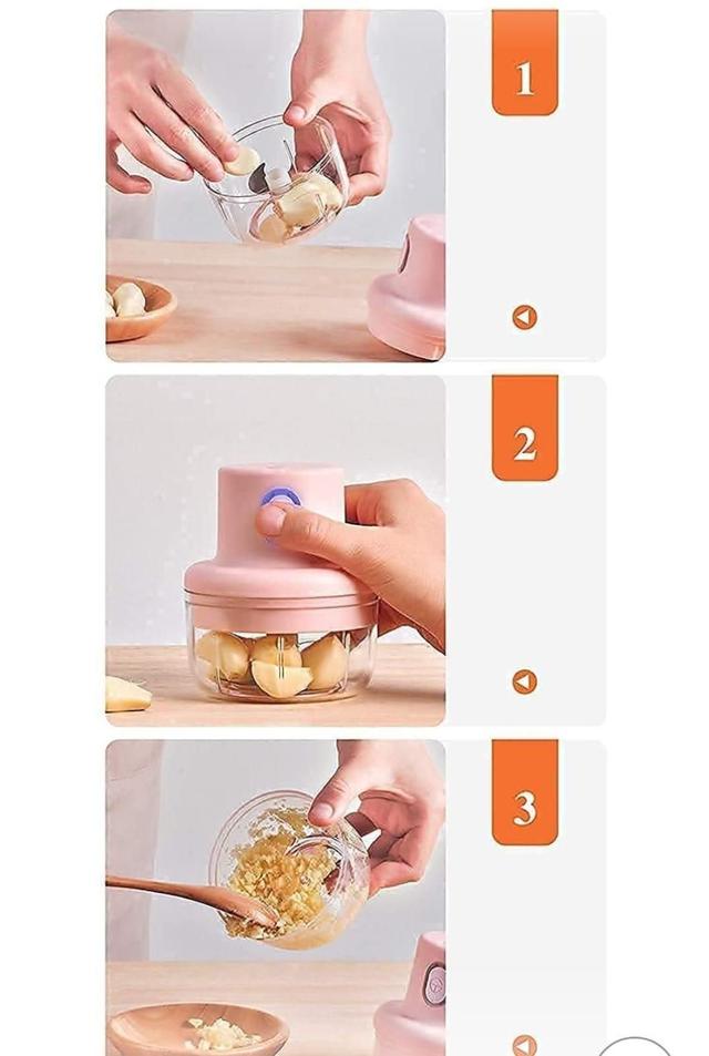 Electric Mini vegetable and fruit Chopper 250ml Electric Vegetable Chopper
